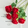 Flores Artificiais Rosa Gelo Triturado Estilo Ins Atacado Rosas Azuis Decoração de Sala de Estar Dia dos Namorados Flores Falsas Arranjo de Cena para Salão de Casamento