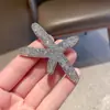 Pinza para el Cabello de Estrella de Mar de Cristal de Gama Alta para Mujer, Pinza para Flequillo Lateral, Pinza de Pato, Pinza para la Parte Trasera de la Cabeza, Horquilla