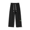 Pantalones Casuales de Primavera y Verano para Hombre, Pantalones de Chándal Sueltos de Nuevo Estilo, Pantalones Largos Versátiles con Cordón, Pantalones Rectos Simples y Modernos