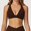Sutiã de Yoga Nude Transfronteiriço Costas Cruzadas Costas Bonitas Sutiã Esportivo de Alta Qualidade Feminino Corrida Fitness Sutiã Esportivo 2044