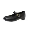 Zapatos Mary Jane Cómodos Retro de Tacón Grueso y Dedos Falsos Divididos Zapatos de Primavera Individuales para Mujer con una Correa Boca Baja Estilo Francés Suave