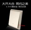 Schneider Enchufe Interruptor Serie Fengshang Lujo Dorado Dos/Tres Clavijas Cinco Agujeros Panel de Pared Set Integral para el Hogar