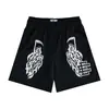 Shorts Casuais Ee para Homens, Shorts de Corrida para Treinamento Muscular Fitness, Shorts Esportivos de Malha, Marca Moderna Europeia e Americana, Fornecimento Direto do Fabricante