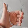 Enhebrador de cordón con resorte flexible para ojales Enhebrador para banda elástica de cintura