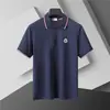 Transfronterizo [Versión Correcta] 26 Camisa Polo de Verano para Hombre de Negocios Estilo Nuevo con Cuello Campana y Mangas Cortas, Estilo Europeo y Americano, Alternativa de Comercio Exterior