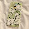 Câmera bonito dos desenhos animados para Apple 15 caso de telefone silicone iPhone15pro caso da bolha resistente a quedas