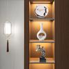 Nuevos adornos de estilo chino, mueble de vino, estantería antigua, modelo de sala de estar zen, oficina, entrada, decoración suave para el hogar.