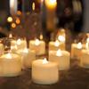 Velas Eletrônicas de LED Luzes Românticas para Pedido de Casamento Confissão Criativa 2032 Velas Eletrônicas Tipo Chá Velas Onduladas de Natal