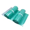 Fabricante Bolsa Postal Express Gruesa Verde Bolsa de Empaque Impermeable Autoadhesiva para Ropa Bolsa Express para Paquetes de Comercio Electrónico Mayoreo