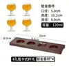 Porta-copos de cerveja artesanal estilo cartão, copo para chope, copo de vidro para bistrô, conjunto de copos pequenos para degustação de aroma de uísque