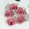 Cabezas de Flores de Rosa Hechas a Mano DIY de 7 cm, Ramilletes Artificiales de Flores de Rosa, Ramos Decorativos, Decoración de Lugar de Boda