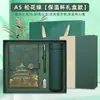 Guochao Cidade Proibida Wenchuang Salão de Oração Caderno Copo Térmico Caixa de Presente conjunto Personalizado Logotipo Impressível Presente Corporativo