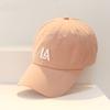 Gorra de Béisbol con Letra Simple de Nuevo Estilo para Mujer, Marca de Moda ins, Estilo Coreano, Primavera y Verano, Versátil, Visera Curva, Gorra para Hombre con Protección Solar