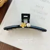 Pinza Agarradera para Cabello Elegante de Gama Alta Incrustada con Diamantes, Pinza Peineta Pequeña Estilo Fragante en la Parte Posterior de la Cabeza, Pinza Tiburón Agarradera para Cabello, Accesorios para el Cabello, Venta al por Mayor de Tocados