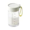 Taza de Vidrio de Borosilicato Alto, Taza Medidora de Leche, Taza Portátil para Desayuno, Taza Pequeña Elegante para Niñas para Llevar Leche de Soya Fuera de Casa