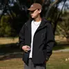 Directo de fábrica chaqueta fina de una sola capa para primavera y otoño para exteriores, chaqueta para pareja, talla grande para hombre, abrigo impermeable cortavientos, chaqueta para mujer