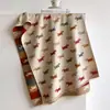Bufanda de Imitación Cachemir con Dibujo Animado Retro de Cachorro para Mujer, Calentador de Cuello Jacquard de Doble Cara de Perro Salchicha Lindo para Otoño e Invierno