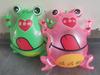 Brinquedo Inflável de Sapo Sapo Elástico Luminoso Crianças PVC Inflável Digital Celebridade da Internet Vendendo Sapo Brinquedo Balão