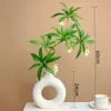 Flores, Decoraciones de Flores Artificiales, Plantas Verdes Biónicas, Plantas Falsas, Plantas en Maceta, Decoraciones para Mesa de Comedor de Sala de Estar Interior, Decoraciones Florales