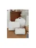 Bolsa de Maquillaje Floral Blanco y Negro Noche Oscura Bolsa Sencilla para Guardar Cosméticos Estilo Girly Pequeña Fresca Portátil Bolsa de Maquillaje para Estudiante