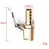 Bico de Inflação Rápida para Pneus Bico de Ar Medidor de Pressão dos Pneus Cabeça do Bico de Inflação Tipo Grampo de Cobre Conector de Mangueira de Bomba de Ar
