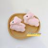 Broche de coelho de pelúcia de desenho animado, bolsa decorativa, roupas, cachecol, coelho, acessórios de joias DIY