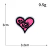 Mini Patch Bordado de Computador Tamanho Pequeno Ícone da Moda Letra Rosa Patch de Tecido Bordado Comércio Exterior Transfronteiriço Patch de Roupa