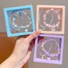 Pulseras para Niños, Pulseras de Cristal para Niñas, Pulseras para Niñas, Pulseras de Perlas, Juguetes de Piedras Preciosas de Alta Gama, Regalos para el Día del Niño