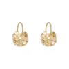 Aretes de Bola de Diamantes de Flores Estilo Bosque de Corea del Sur Moda de Corea del Sur Diseño Elegante Sentido Hebilla para la Oreja Aretes de Lujo Ligero para Mujer