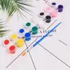 12 Colores Acuarela Pintura Muñeca Set para Colorear Niños DIY Arte Pintura Graffiti Barras de Pintura Acuarela 2ml