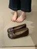 Zapatos de Ballet de Punta Dividida que Aumentan la Altura Modelo Nuevo 2026 para Mujer, Zapatos Slip-On de Punta de Cerdo, Zapatos de Tacón Bajo de una Sola Pieza, Versátiles y Elegantes