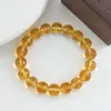 Pulsera de Citrina Ligeramente Defectuosa para Transmisión en Vivo para Mujer de un Solo Círculo Regalo Destello Arcoíris Estilo Coreano Pulsera de Moda Regalo al por Mayor Original