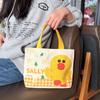 Bolso de Lona de Moda para Mujer 2026 Nuevo Modelo Bolso Tote Bolsa para Lonchera Minibolsa de Mano Bolsa para Almuerzo de Estudiante y Viajero al por Mayor