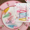 5 Pinzas para el Cabello de Dibujos Animados Lindas para Niños, Estilo Super Adorable de Goteo de Aceite, Pasadores Versátiles de Dopamina para Niñas, Accesorios para el Cabello