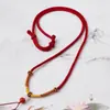 Colgante de Jade con Cuerda Tejida a Mano para Bebé Cordón para Colgante Cuerda de Collar Cuerda para Colgar en el Cuello para Hombres y Mujeres Ajustable