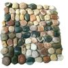 Folha de seixo de rio de 5-8 cm, camada oval de seixo, fatia de pão, pedra para aquário, flor, tanque de peixes, vaso de flores de pedra