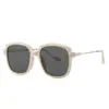 Gafas de Sol Cuadradas Verdes de Alta Gama Ins para Mujer, Estilo Celebridad, Sin Maquillaje, Cara Grande, Adelgazantes, Gafas de Sol Anti-UV para Mujer