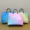 Bolsa de Regalo de Plástico Impermeable Esmerilado PP Bolso Transparente de PVC Bolsa de Empaque para Souvenir de Ropa Personalizada
