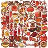80 peças Ano Novo pequeno espadachim adesivos DIY guitarra decorativa telefone móvel notebook à prova d' água original não-violação adesivos