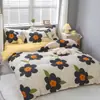 Nuevo engrosado lijado cuatro piezas dormitorio estudiantil tres piezas simple agradable a la piel funda de edredón sábanas ropa de cama al por mayor