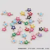 Venta Caliente Transfronteriza Colorido Ojo del Diablo Estrella de Cinco Puntas Colgante Pequeño Pulsera de Bricolaje Hecha a Mano Pendientes Collar Accesorios de Joyería