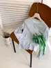 Nueva colección de otoño e invierno: Suéter cárdigan de punto liso, cuello redondo, manga larga, corte ajustado y que realza la figura para mujer