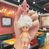 Bestseller transfronterizo: Llavero accesorio de muñeca de ángel creativo y lindo con cabello afro, adecuado para parejas, alto valor estético