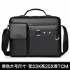 Bolso de mano para hombre Negocios para hombre Maletín para hombre Bolsa horizontal para computadora Bolso bandolera de mensajero moderno de gran capacidad GA