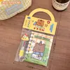 Set de Papelería Original de Dibujos Animados Lindos Tengyi, Cuaderno de Espiral de Alto Valor, Notas Adhesivas, Regalo de Regreso a Clases, Pequeño Regalo Portátil