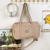 Bolsa Tote Anime Grande Capacidade Estilo Japonês Gato Fofo Estilo Universitário Bolsa de Ombro Versátil Moda Tendência Bolsa Transversal