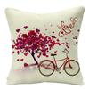 Funda de Almohada de San Valentín de Amazon Amor Funda de Almohada de Lino Hogar Sofá Almohada Cubierta de Cojín Venta al por Mayor