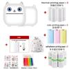 Amazon Mini Impresora Bluetooth Inalámbrica Conectable Teléfono Móvil Portátil Pequeña Hogar HD Impresora de Fotos
