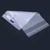 Bolsa Autoadhesiva para Tarjeta con Cabezal Hecha a Medida Bolsa de Plástico Adhesiva Blanca Transparente Bolsa de Empaque a Prueba de Humedad y Polvo para Accesorios Electrónicos