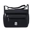 Bolsa de Ombro Masculina de Grande Capacidade Mochila Impermeável Resistente ao Desgaste Bolsa de Negócios Multibolsos Bolsa Transversal Masculina Business Casual